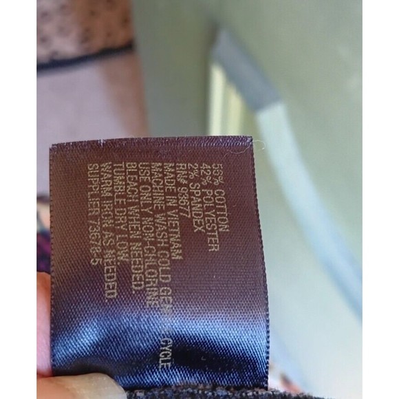 Worthington Capris Womens Size 8P Slim Fit Multi Color Floral Modern Fit Capris - Picture 14 of 14